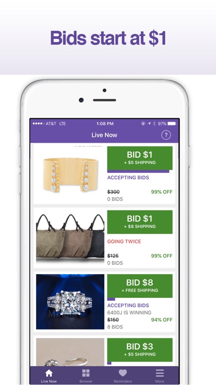 Tophatter Shopping