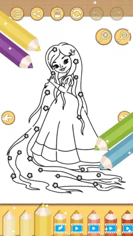 Game screenshot Color My Sweet Little Princess apk