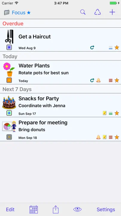 Errands To-Do List : capture d’écran 4 sur 5