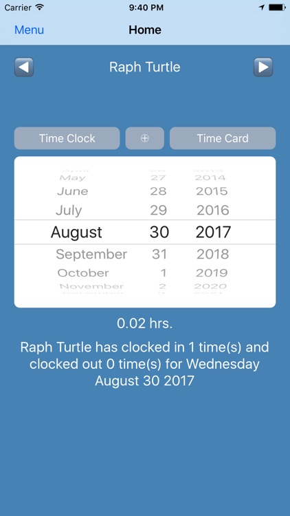 Contractor Traveling Time Card screenshot-3