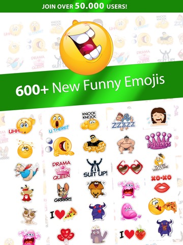 Emojis Keyboard - New Funny Stickers For Textingのおすすめ画像1