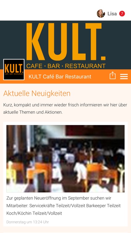 KULT Café Bar Restaurant