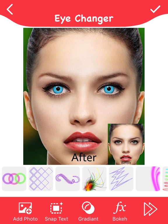 Eye Color Changer New iPad screenshot
