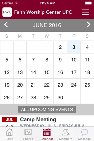 Faith Worship Center UPC screenshot 3