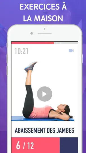 Capture d'écran de Entraînement D'abdos sur iPhone 2