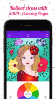 colorify : adult coloring book iphone screenshot 2