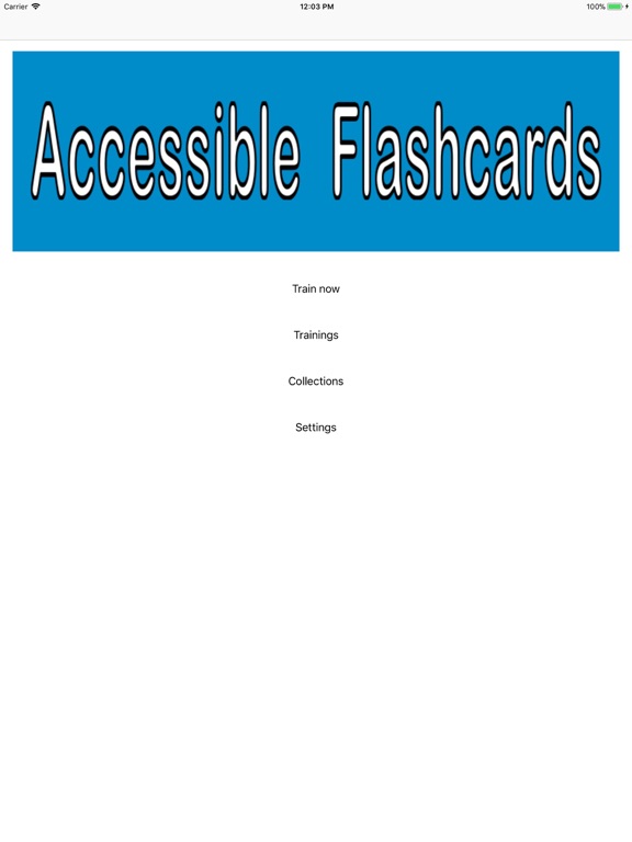 Screenshot #4 pour Accessible flash cards