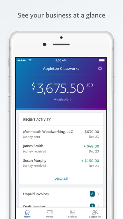 PayPal Business: Send Invoices