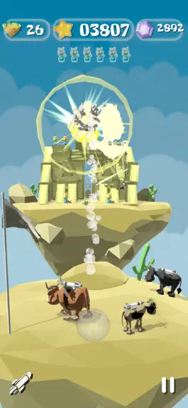 Game screenshot Rocket Cows apk