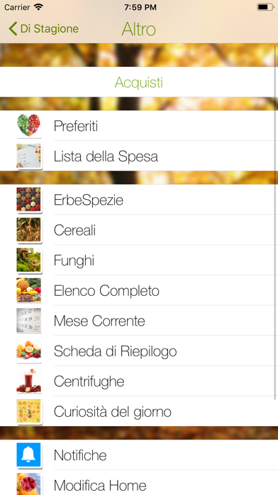 Di Stagione - Frutta e Verdura Screenshot