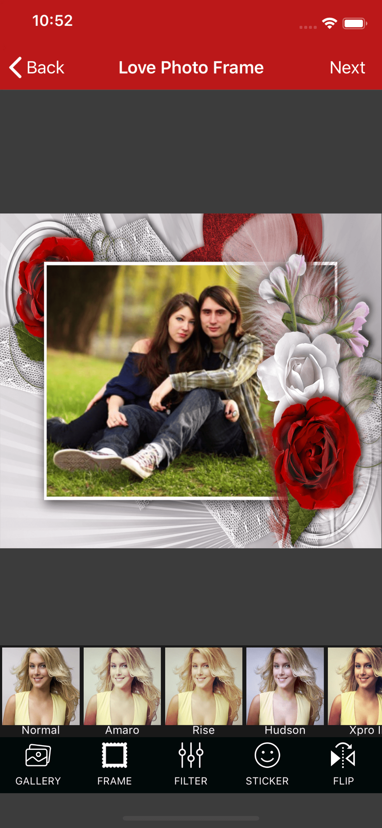 Beautiful Love Photo Frames screenshot 3