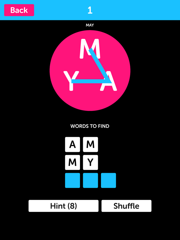 Screenshot #4 pour Pink Letters - Word Search Puzzle Game