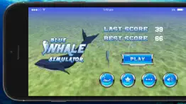 blue whale simulator iphone screenshot 1