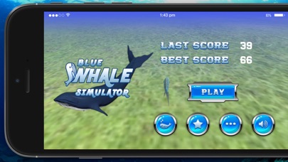 Screenshot #1 pour Blue Whale Simulator