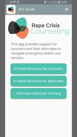 Game screenshot Rape Crisis Counseling mod apk