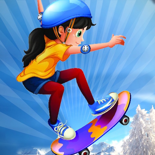 Snowboard Skating Ski Jump 3D Icon