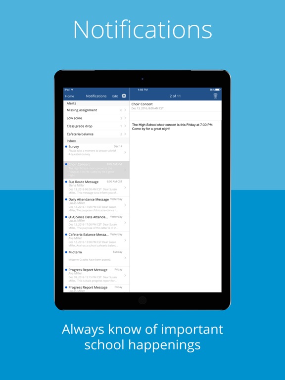 myMCPS Mobile iPad screenshot 5 - Education app