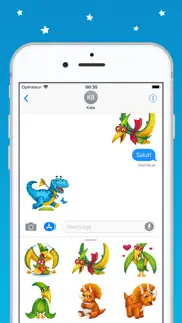 dino trio autocollant imessage iPhone Captures Décran 3