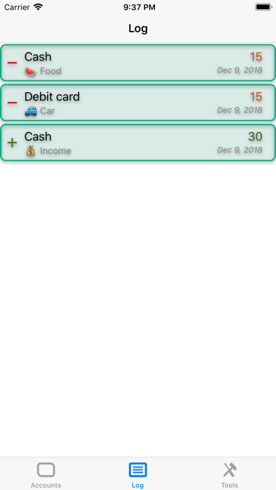 Trackmoney screenshot 2