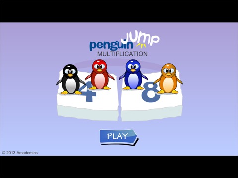 Penguin Jump Multiplicationのおすすめ画像1