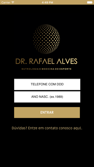 Screenshot #1 pour RA Nutro - App para pacientes