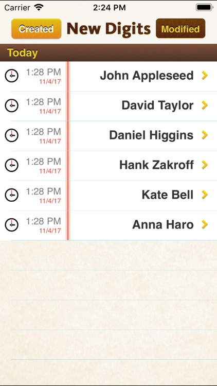 New Digits - Newest Contacts