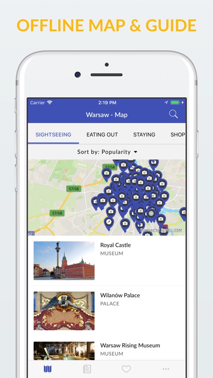 Warsaw Offline Map & Guide