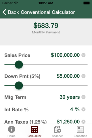 Arch Mortgage Calculator screenshot 3