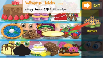 Screenshot #2 pour PUZZINGO Food Puzzles Game