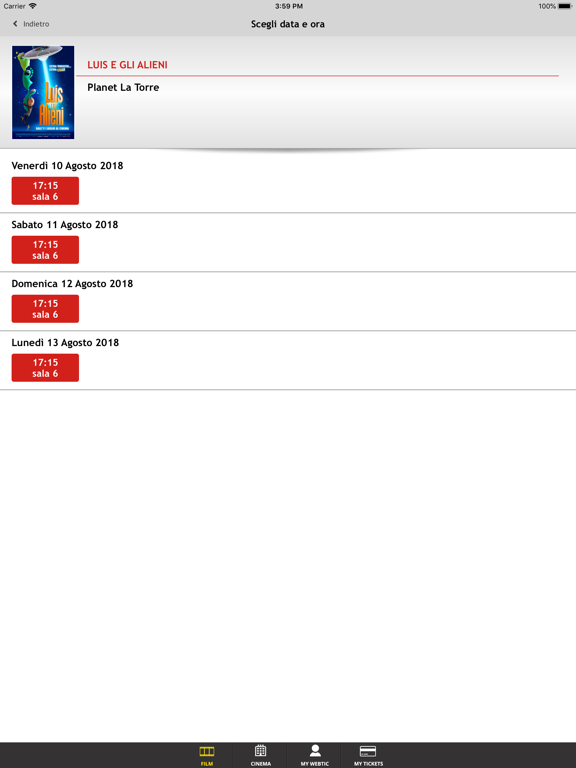 Screenshot #6 pour Webtic Planet La Torre Cinema