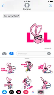 energizer bunny stickers iphone screenshot 1