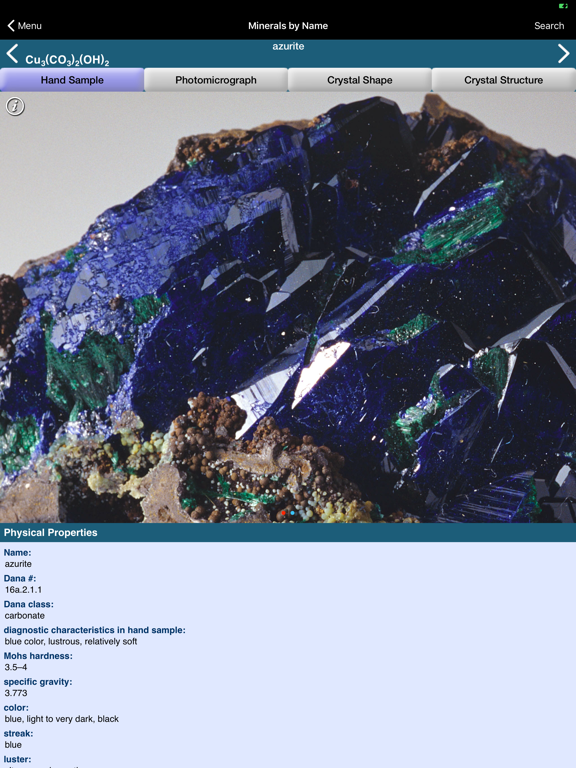 Screenshot #4 pour Mineral Database