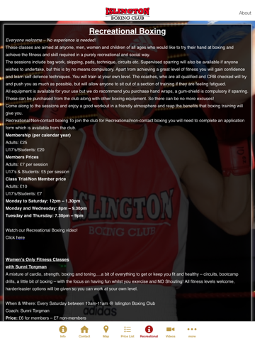 Islington Boxing Club screenshot 3
