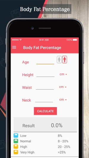 BMI Calculator: Bmr & Body Fat(圖4)-速報App