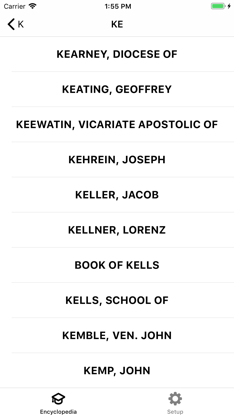 Catholic Encyclopedia Offline screenshot 4