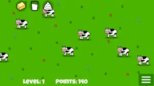 Milkshake - shake cows! screenshot #1 for iPhone