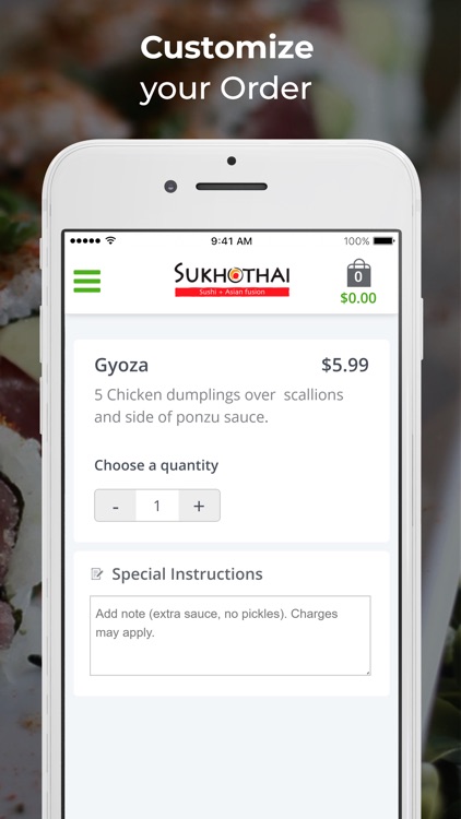 Sukhothai Sushi screenshot-3