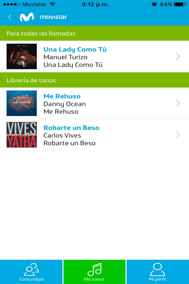 Movistar Tonos De Espera screenshot 4