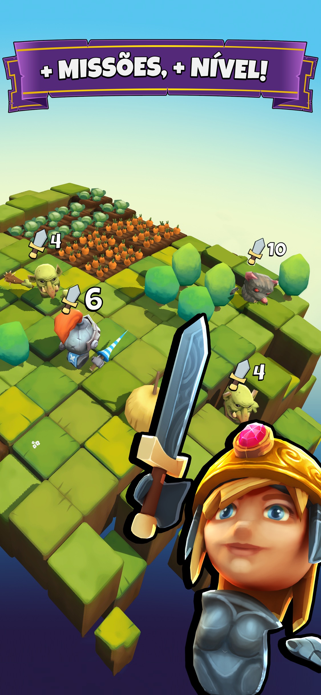 Screenshot do app Slashy Knight