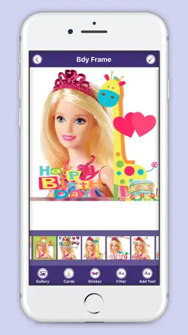 Game screenshot Happie B’day Photo Frame : Birthday Sticker hack