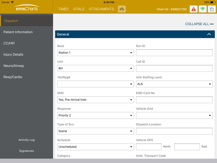 emsCharts Tablet screenshot-3