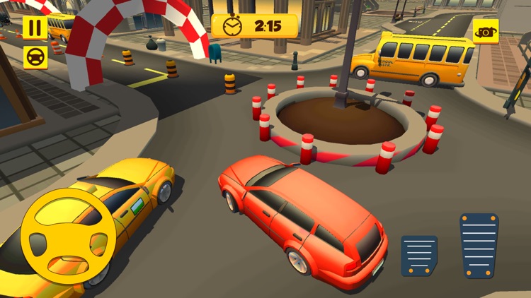 Car Driving Hurdles Smash