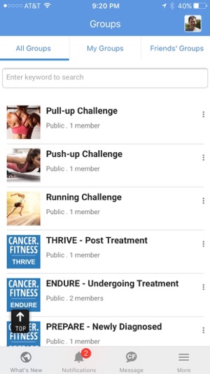 Cancer.Fitness® Community(圖4)-速報App