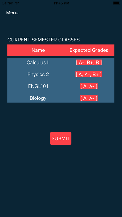 Screenshot #3 pour GPApp - GPA Calculator