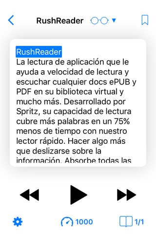 Reading with RushReader screenshot 4