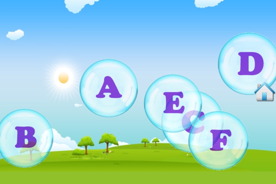 Alphabet, Bubbles and Numbers screenshot 2