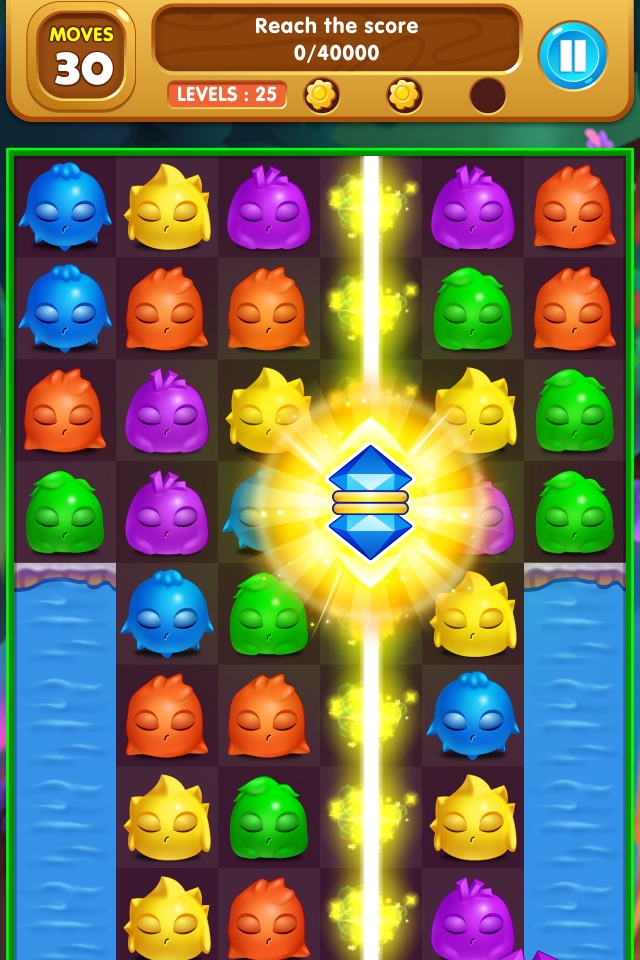 Rescue monster pop - Jelly pet match 3 puzzle screenshot 3
