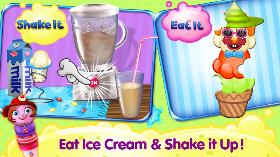 #5. Ice Cream D’Lite (iOS) 来自: Kids Fun Club by TabTale