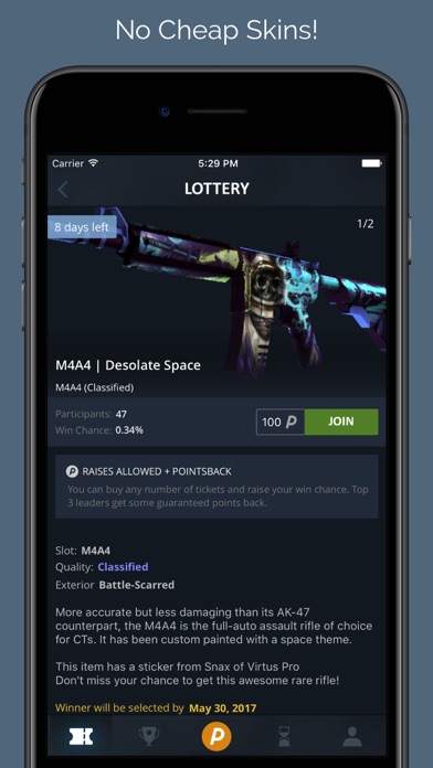 How to cancel & delete CSLottery - CSGO Skins & Keys from iphone & ipad 1