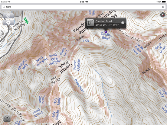 Screenshot #6 pour Wasatch Backcountry Skiing Map